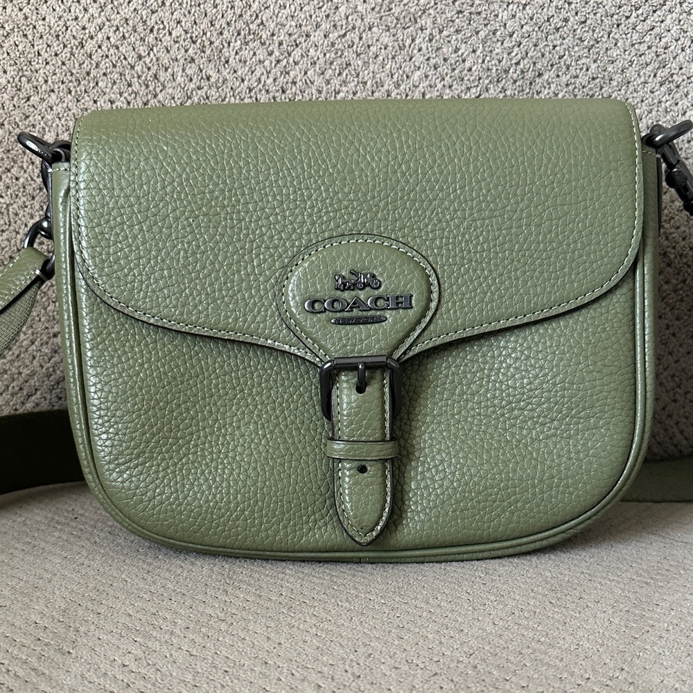 Coach Olive Leather Crossbody Bag